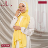 Long Plain Chiffon - Yellow